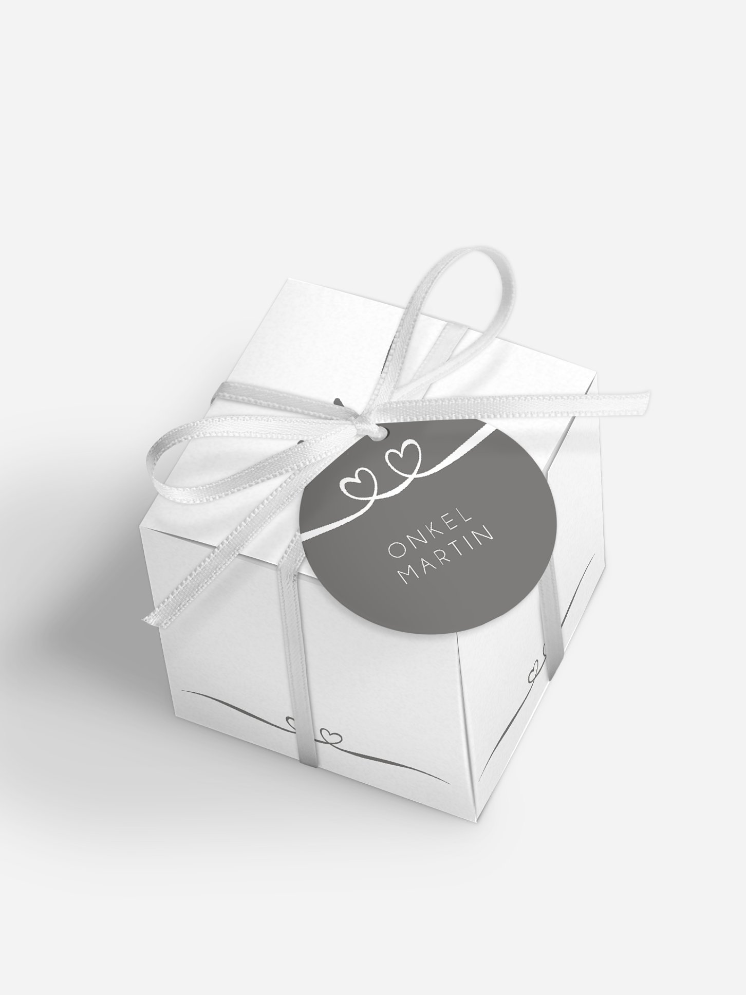Gastgeschenkbox personalisiert Herzklopfen Premium