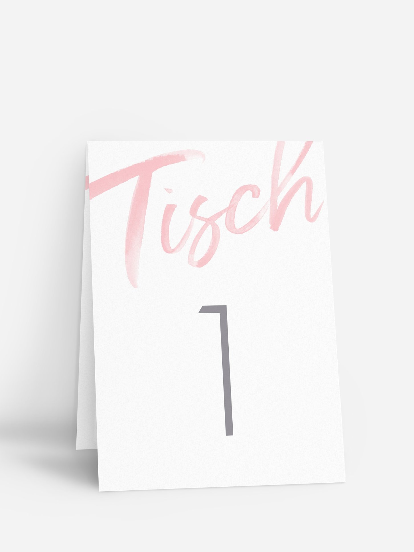 Tischnummer Einfach Liebe