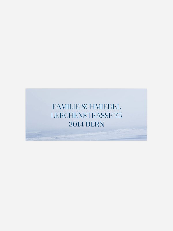 Absenderaufkleber Trauer Meeresrauschen