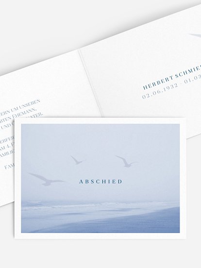 Trauerkarte Meeresrauschen