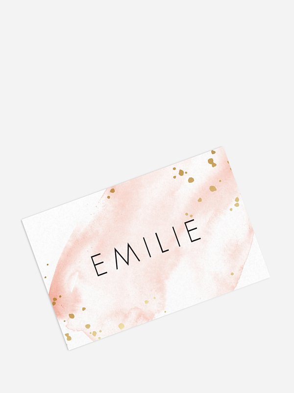 Marque-place mariage Smooth Watercolors