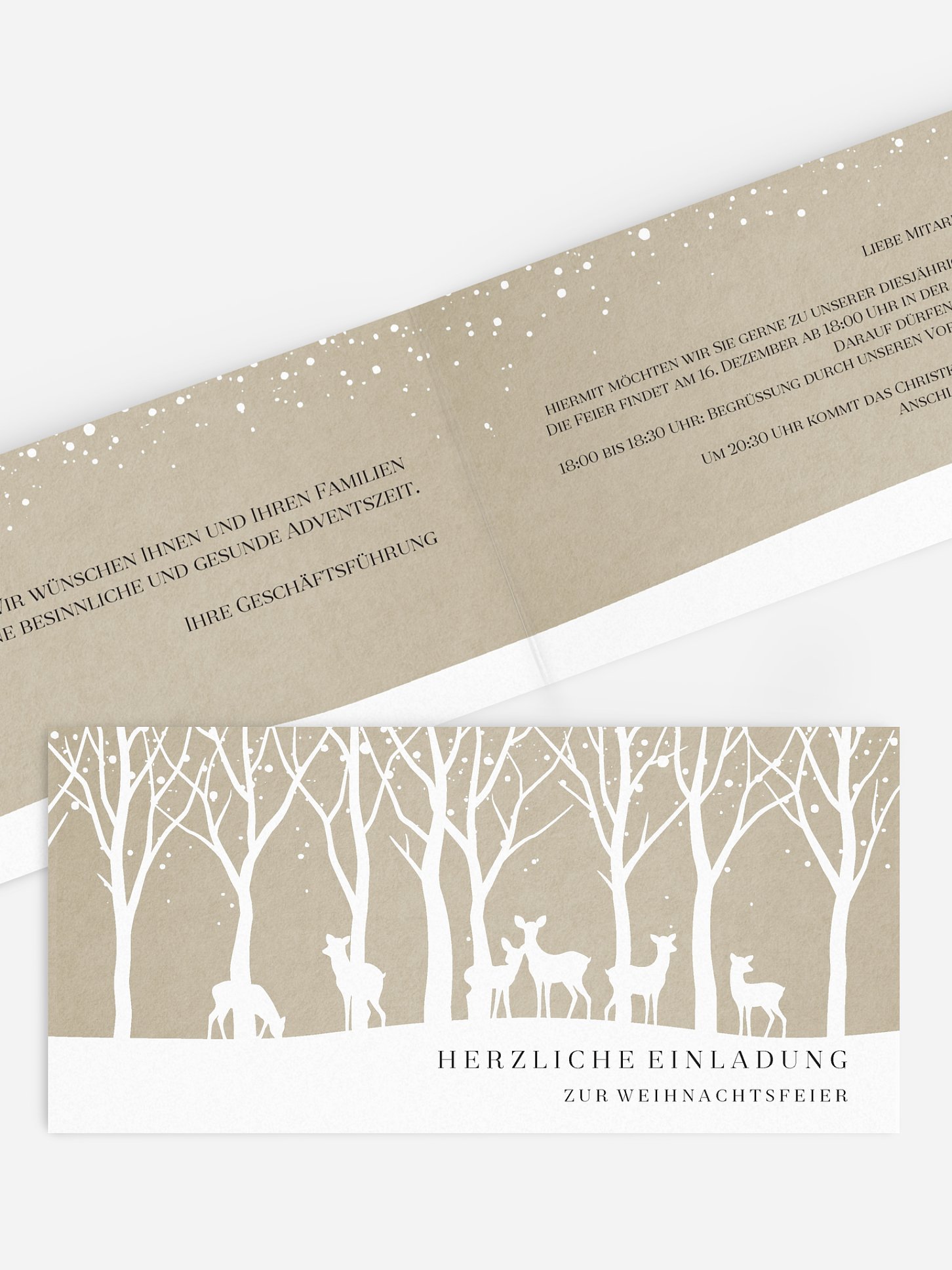 Weihnachtsfeier Waldreich