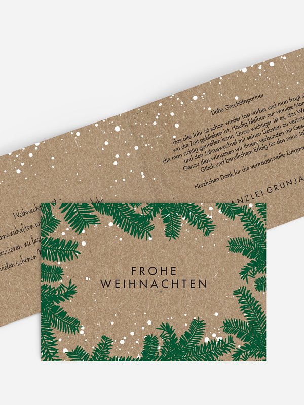Christmas Twigs Kraftpapier