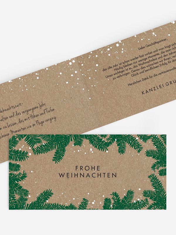 Christmas Twigs Kraftpapier