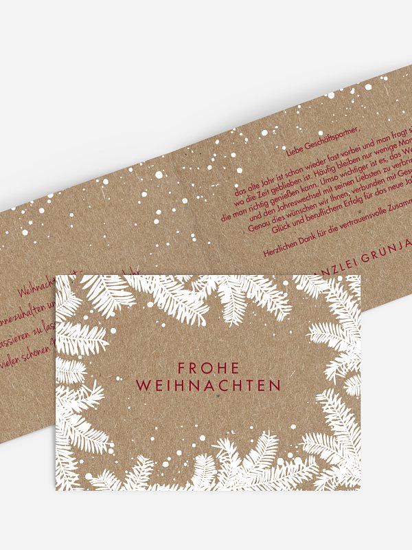 Christmas Twigs Kraftpapier