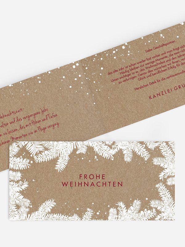 Christmas Twigs Kraftpapier