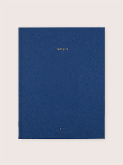 Fotobuch mit Stoffeinband mit Veredelung