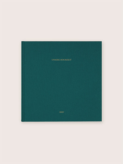 Fotobuch mit Stoffeinband mit Veredelung