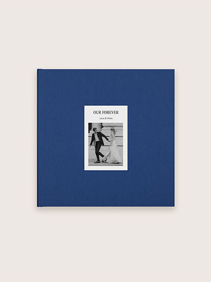Fotobuch mit Stoffeinband mit Foto