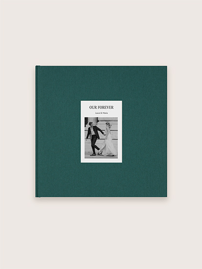 Fotobuch mit Stoffeinband mit Foto
