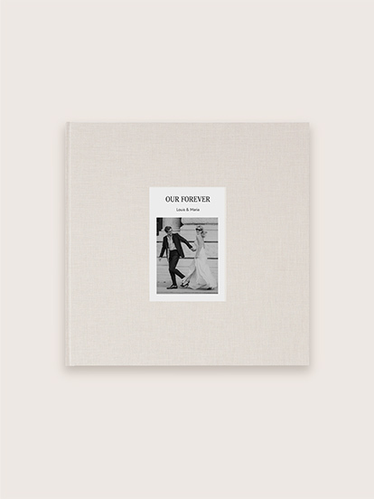 Fotobuch mit Stoffeinband mit Foto