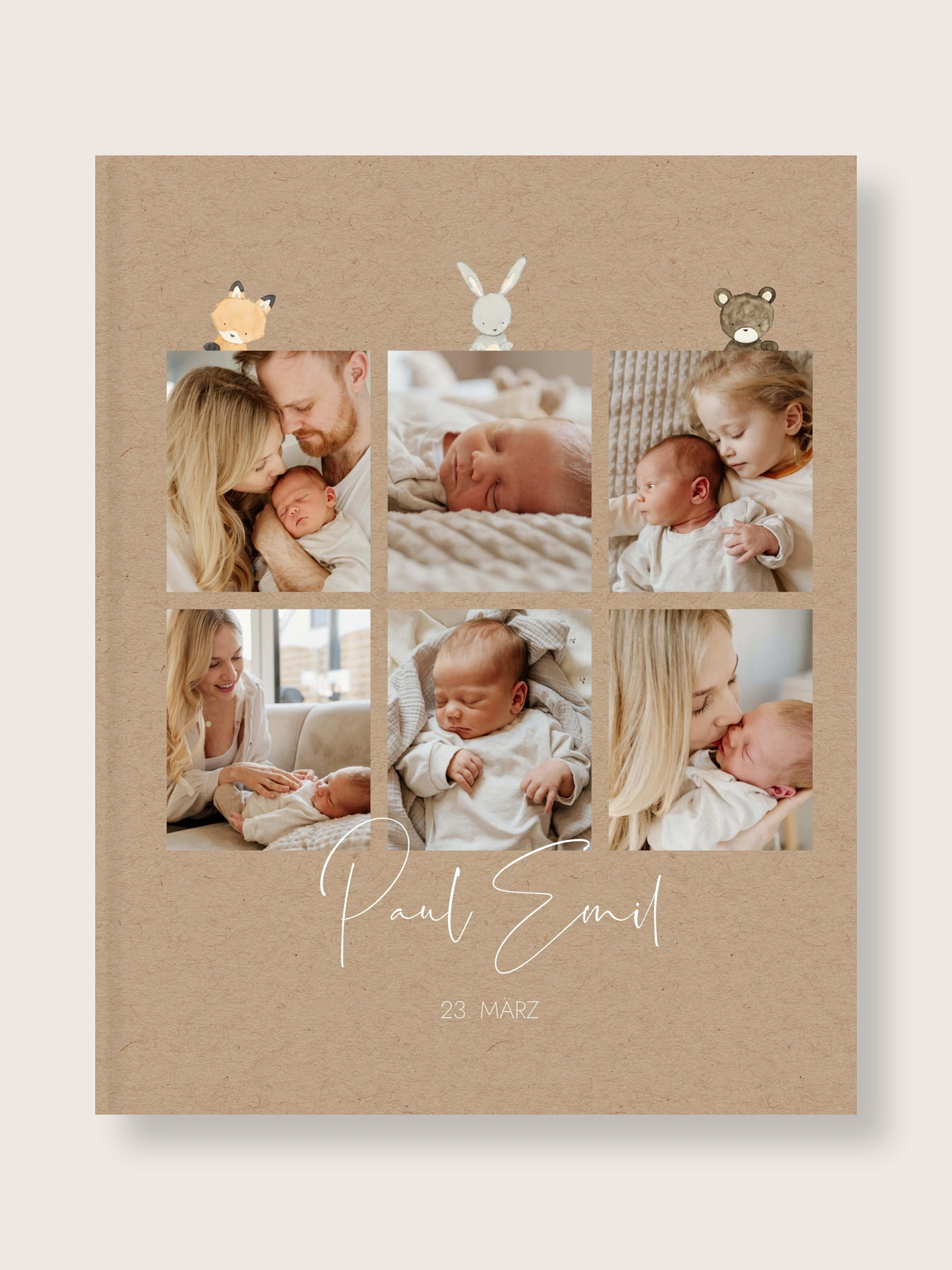 Fotobuch Hardcover Tierchen Trio
