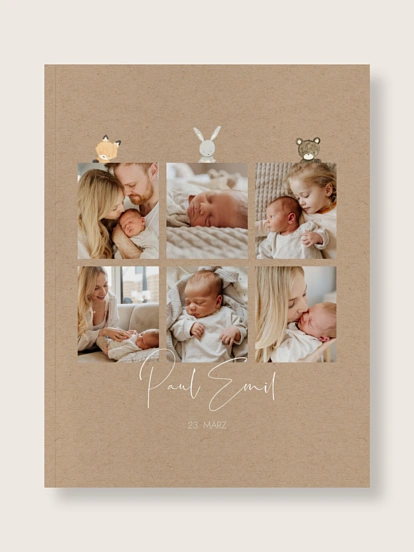 Fotobuch Softcover Tierchen Trio