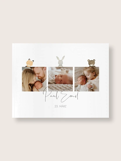 Fotobuch Softcover Tierchen Trio