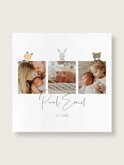 Fotobuch Softcover Tierchen Trio