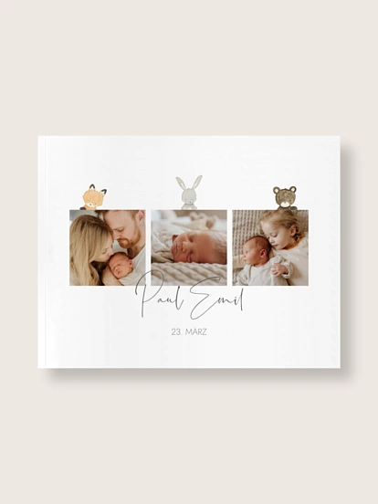 Fotobuch Softcover Tierchen Trio