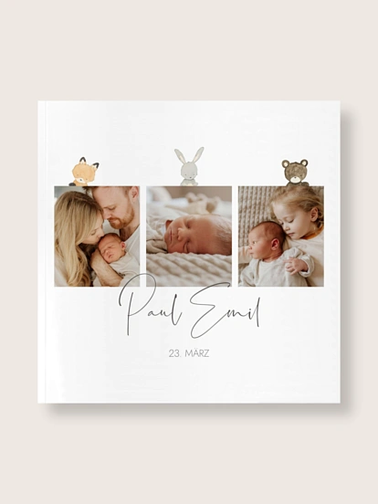 Fotobuch Softcover Tierchen Trio