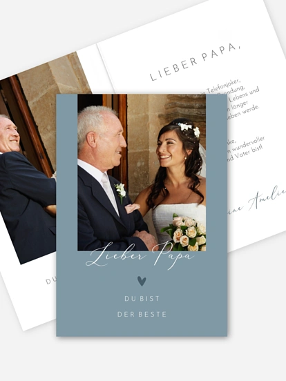 Grußkarte Perfekt Vatertag