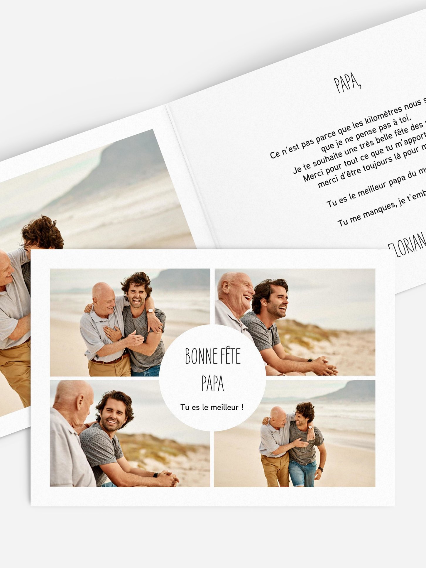 Carte de correspondance Photo collage