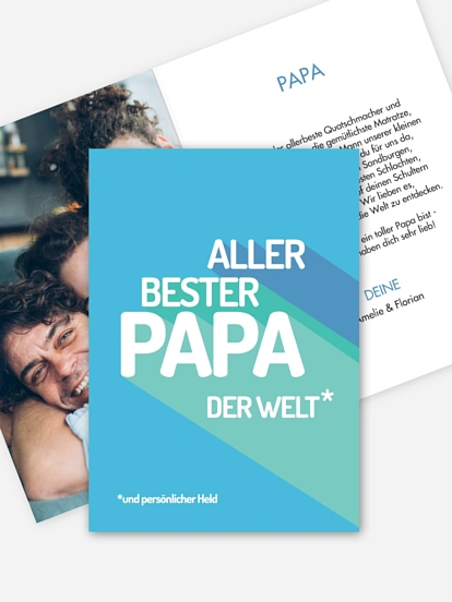 Grußkarte Retro