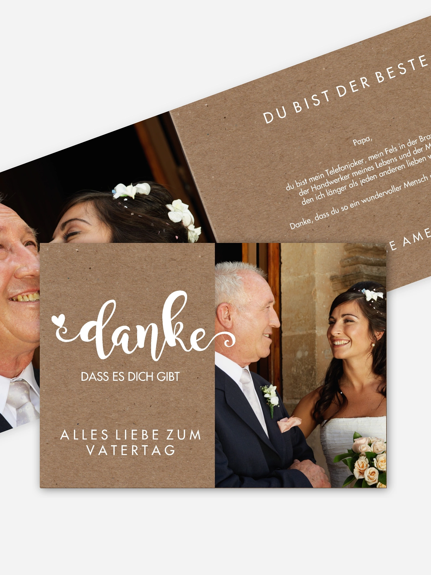 Grußkarte Danke für alles