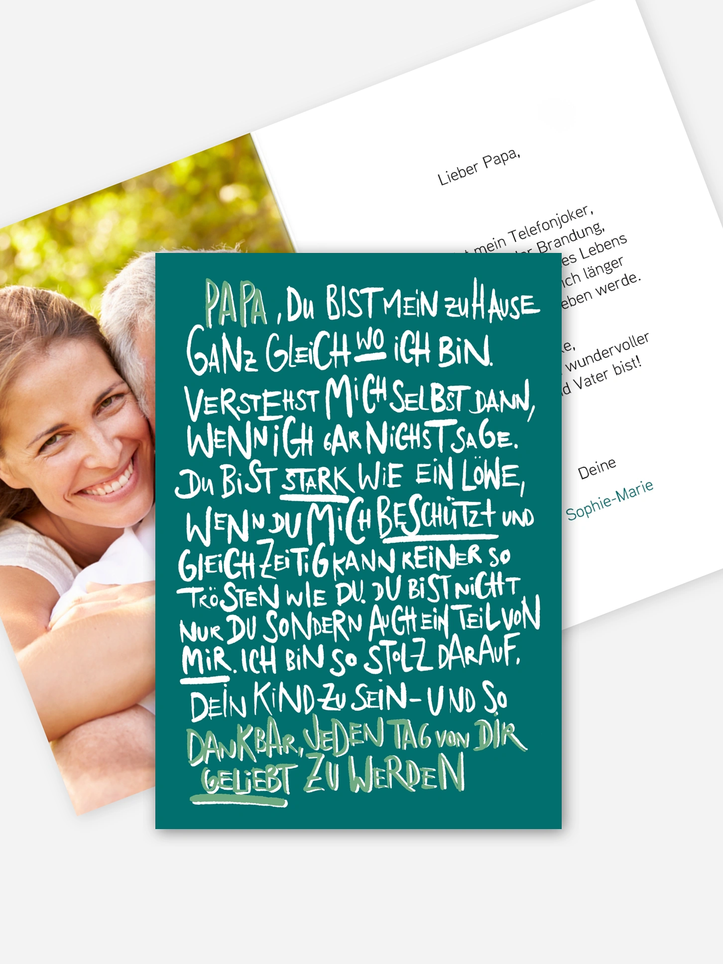 Grußkarte Liebeserklärung
