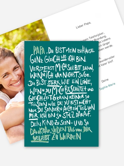 Grußkarte Liebeserklärung