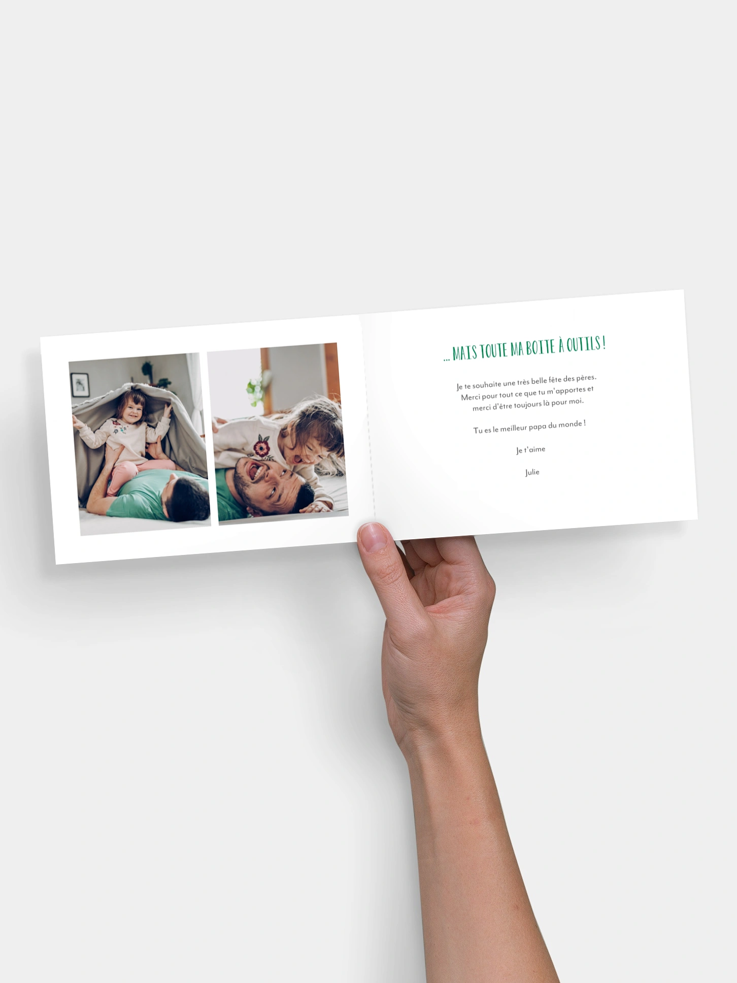 Carte de correspondance Boite à outils