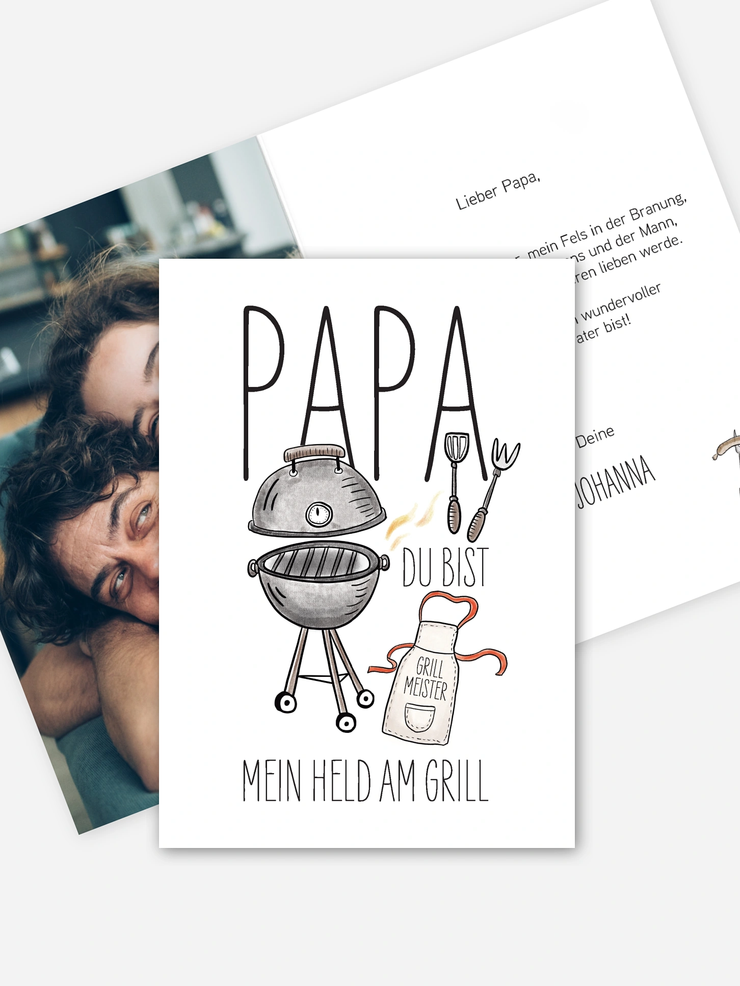 Grußkarte Grillmeister