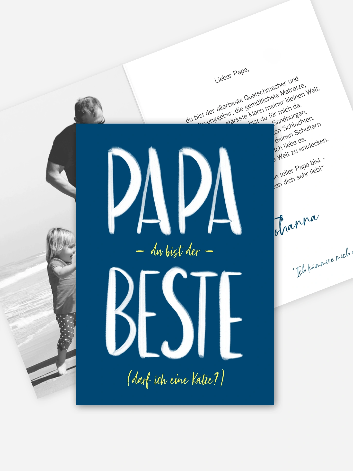 Grußkarte Weltbester Papa