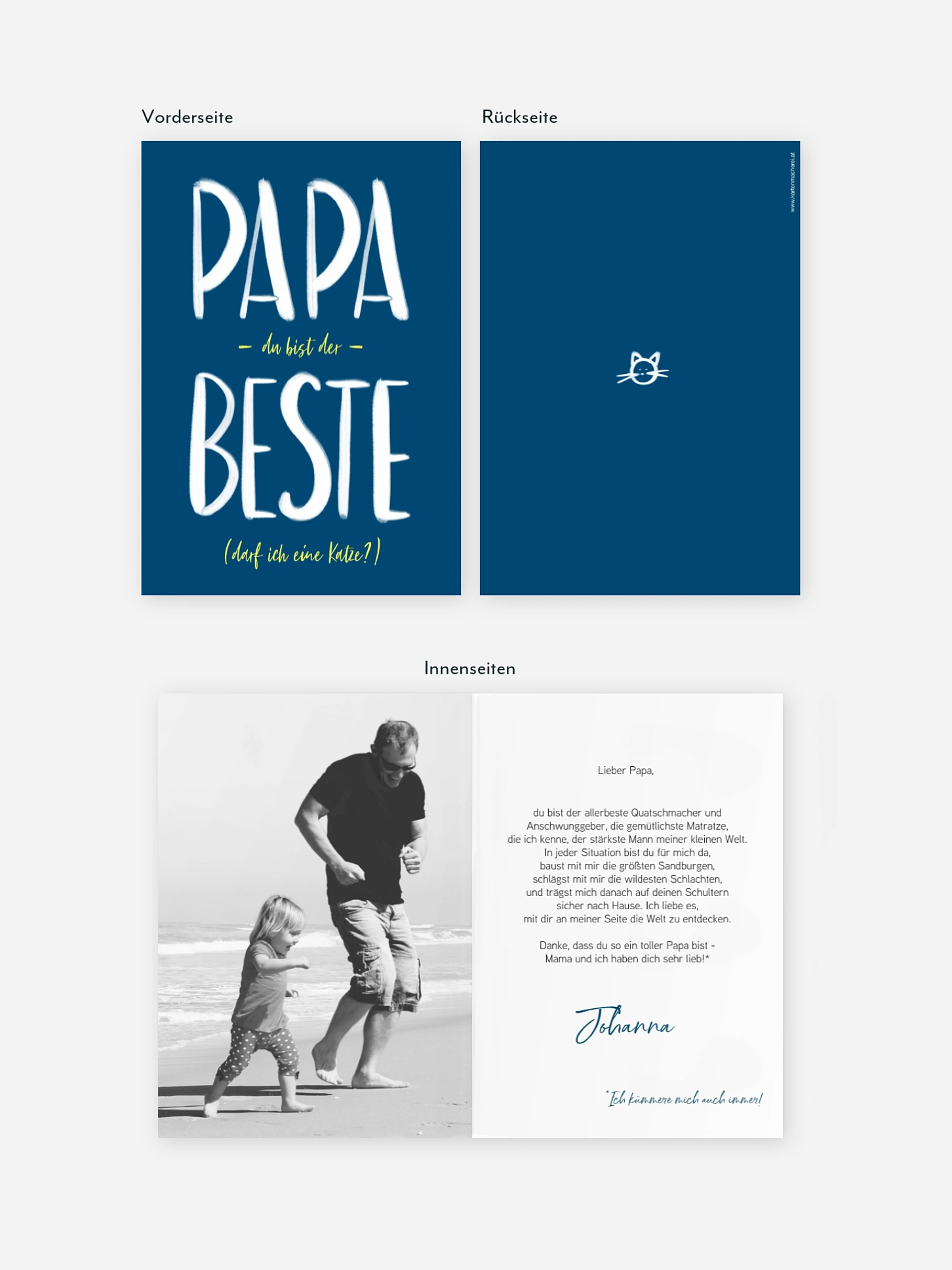 Grußkarte Weltbester Papa