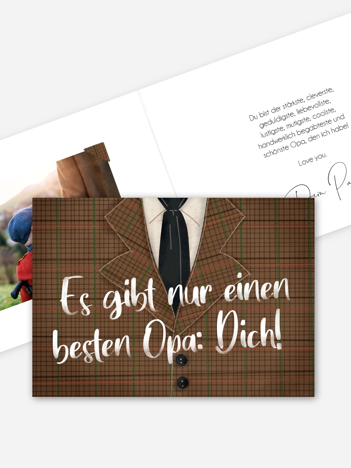 Grußkarte Bester Opa