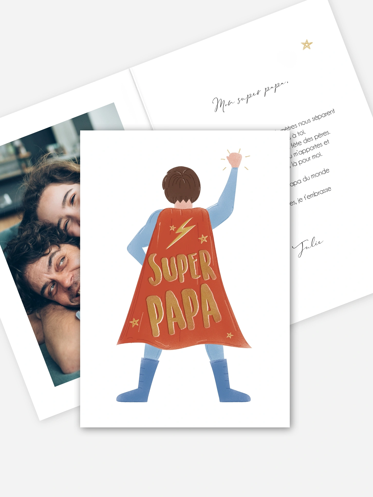 Carte de correspondance Superpapa