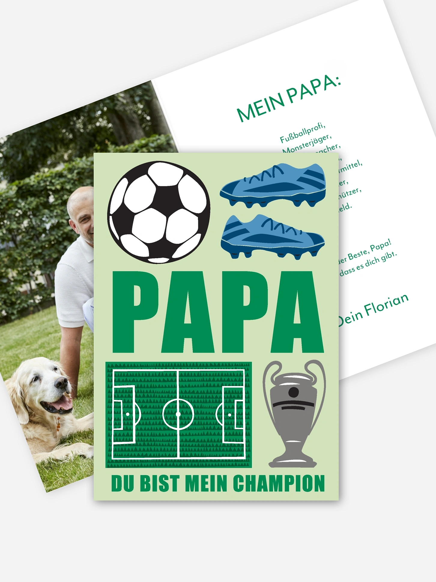 Grußkarte Mein Champion