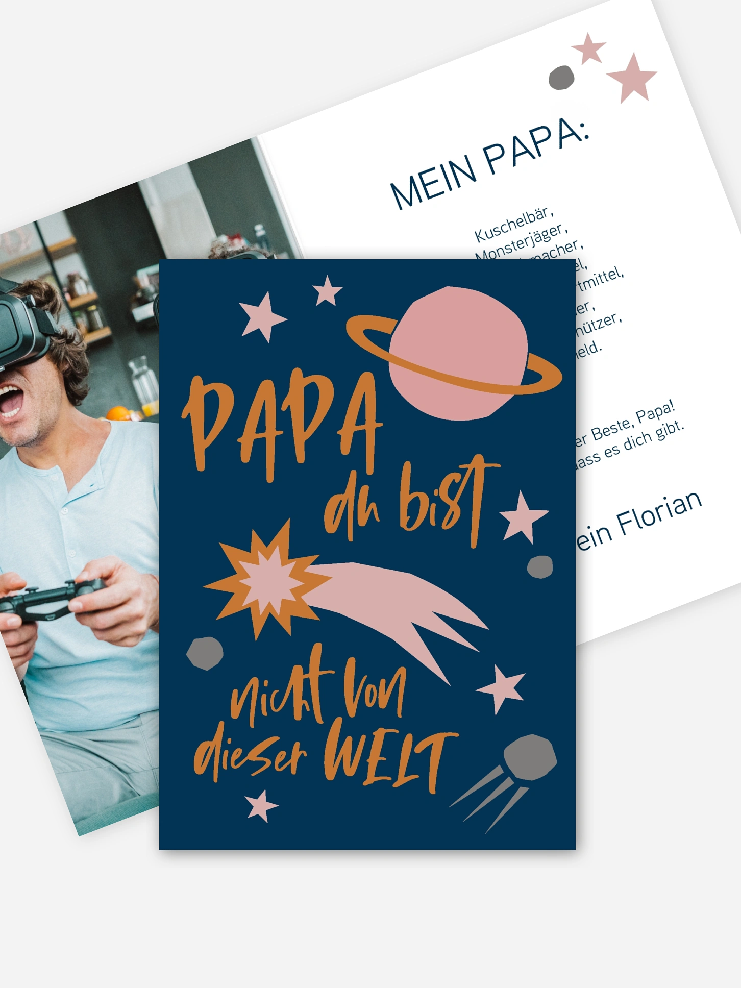 Grußkarte Nicht von dieser Welt