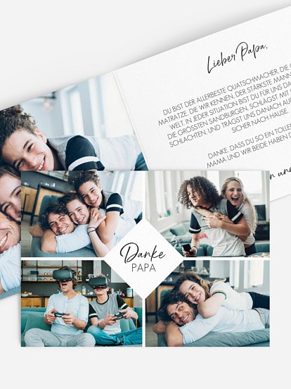 Karte zum Vatertag Bilder Spiel