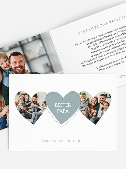Karte zum Vatertag Für Papa