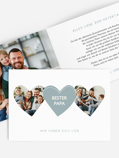 Karte zum Vatertag Für Papa