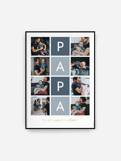 Poster Buchstabensalat