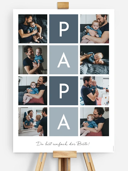 Poster Buchstabensalat