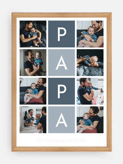 Poster Buchstabensalat