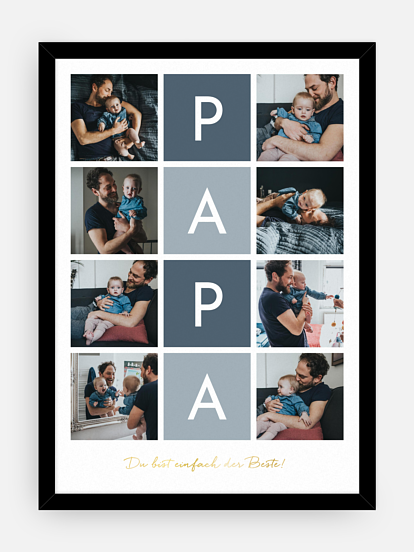 Poster Buchstabensalat