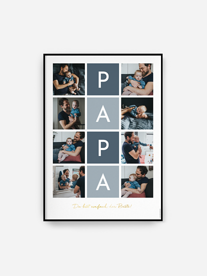 Poster Buchstabensalat