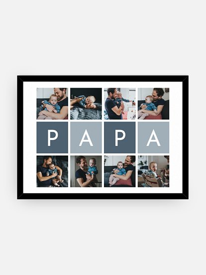 Poster Vatertag Buchstabensalat