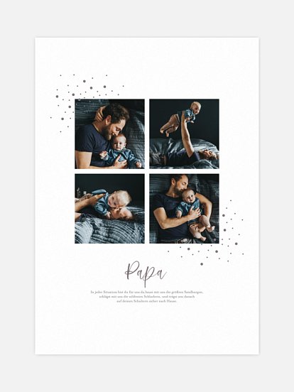 Poster Vatertag Funkelstern