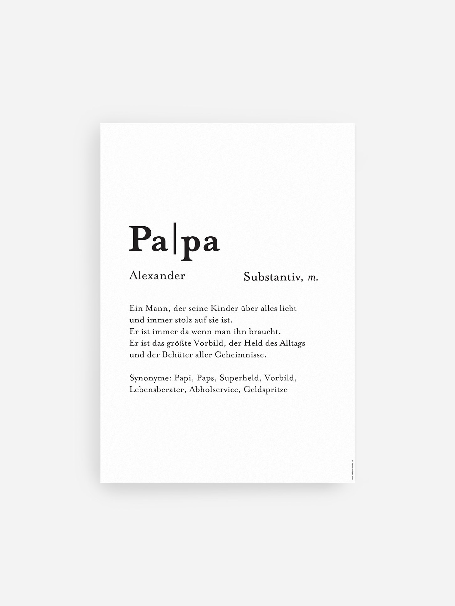 Poster Vatertag Meanings