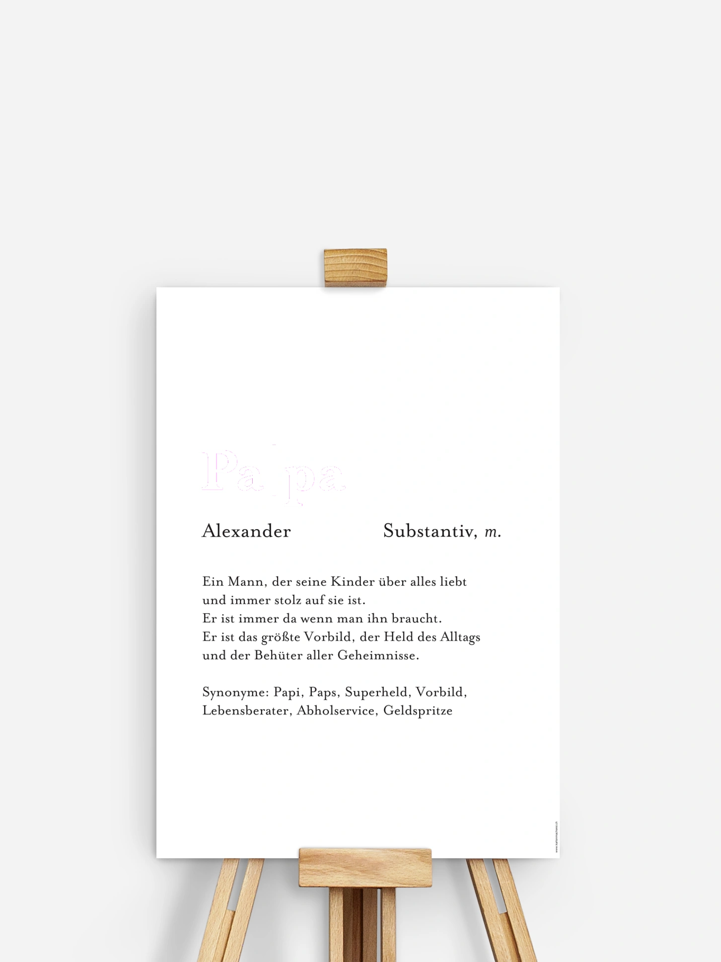 Poster Vatertag Meanings