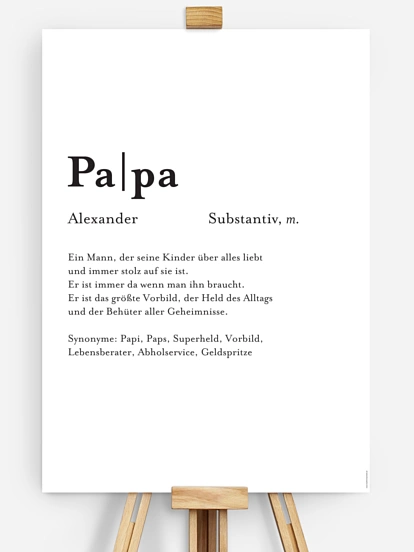 Poster Vatertag Meanings