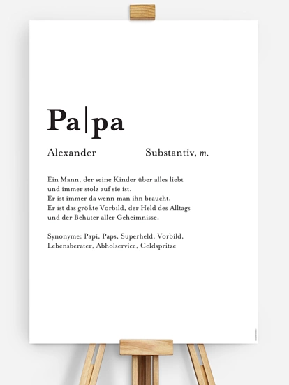Poster Vatertag Meanings