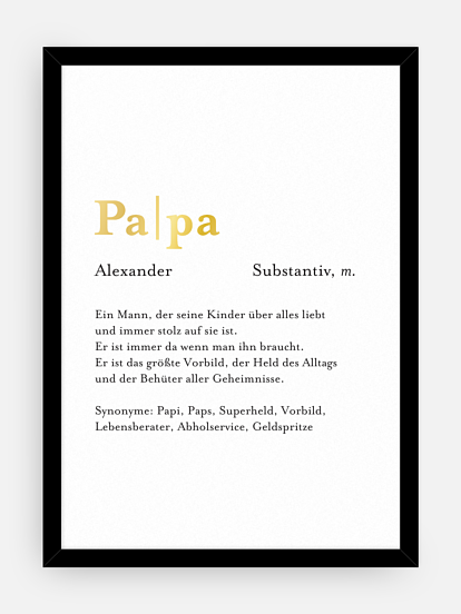 Poster Vatertag Meanings